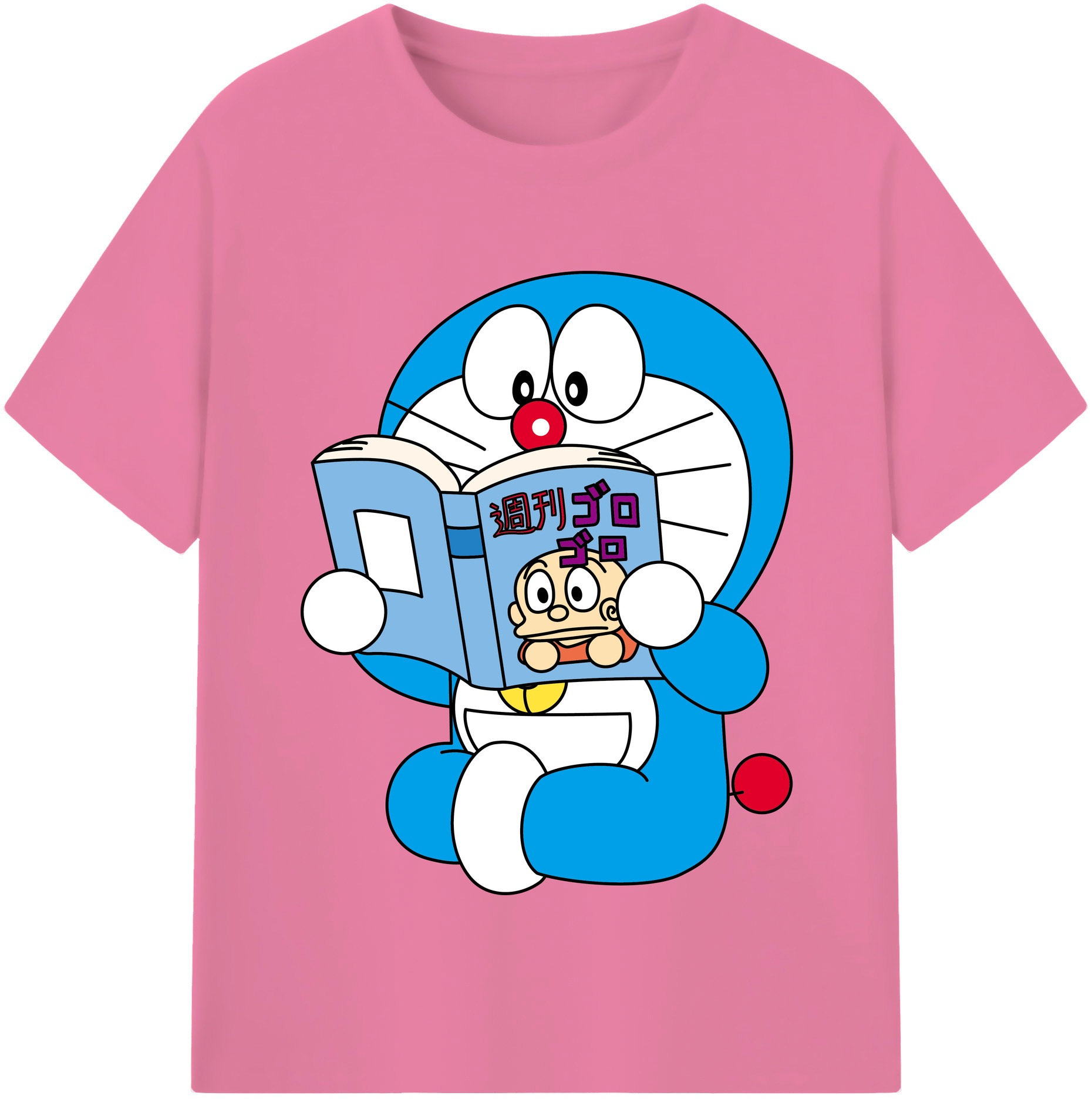 （画像用） ドラえもん Doraemon 綿100％半袖Tシャツ（フロントプリント）